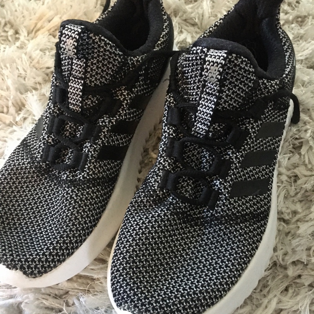 Big boys Adidas Cloudfoam running shoes .